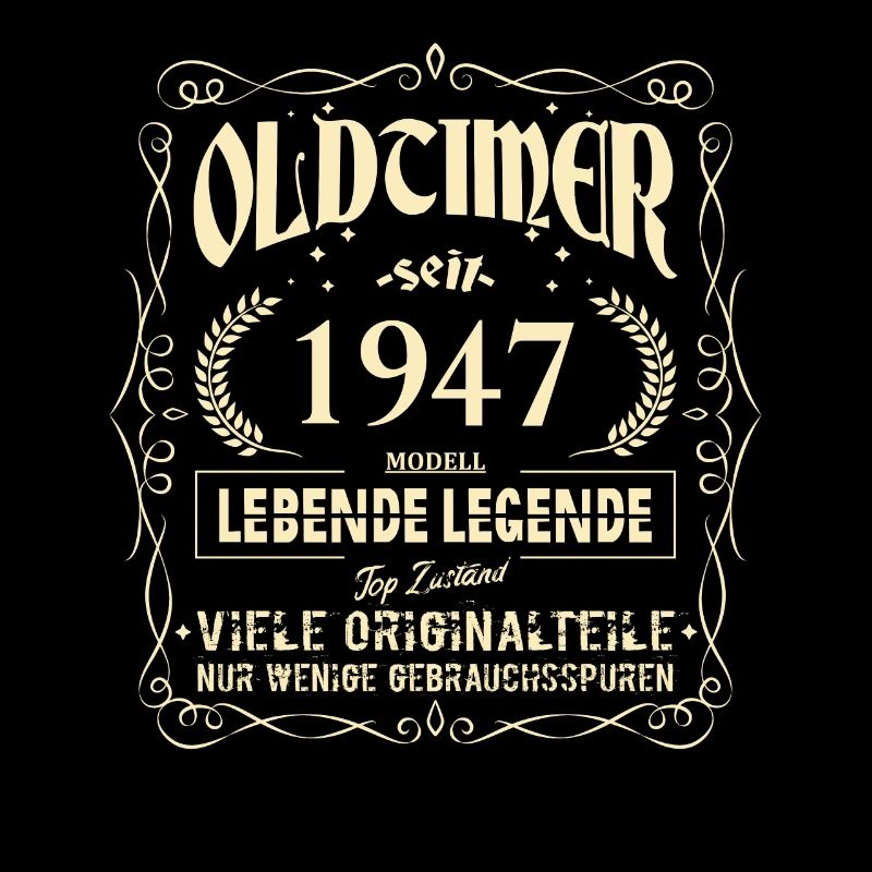 Oldtimer 1947 Geburtstag Lebende Legende Vintage