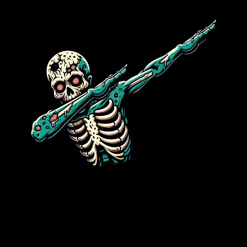 Dabbing Zombie Drôle Dabbing Design