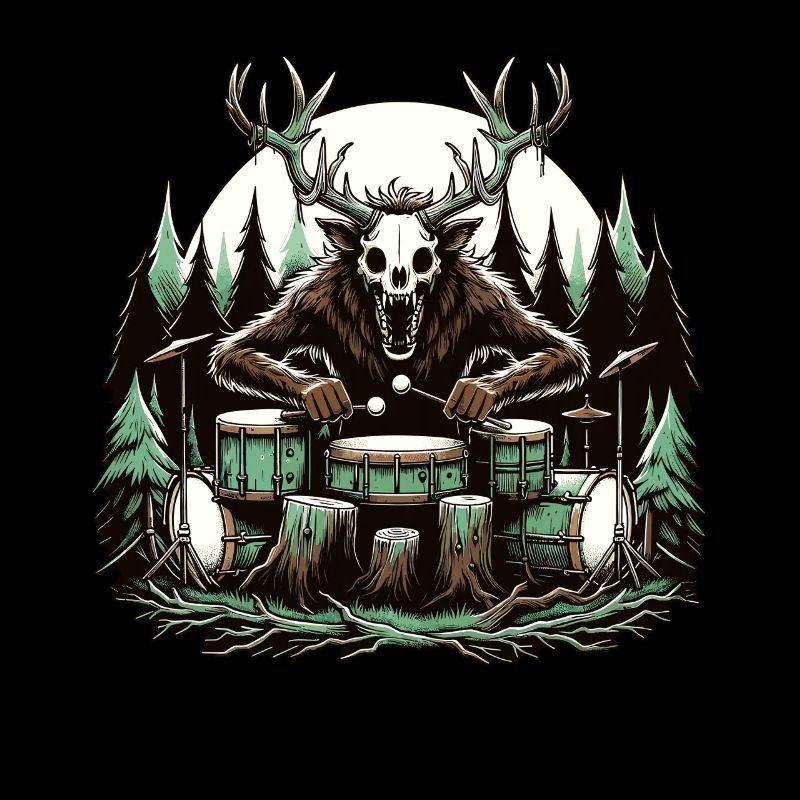 Drummer Wendigo Drum Player