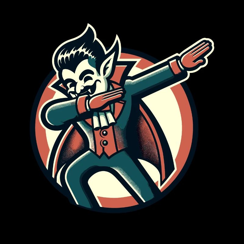 Dabbender Vampir Lustiges Dabbing Design