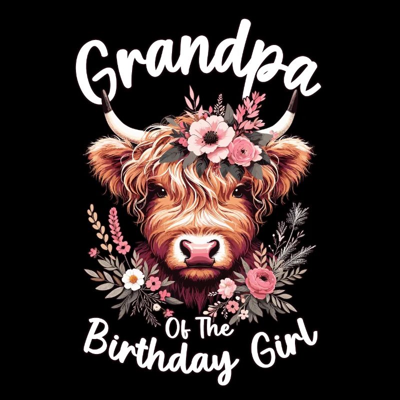 Papi de la fille d’anniversaire