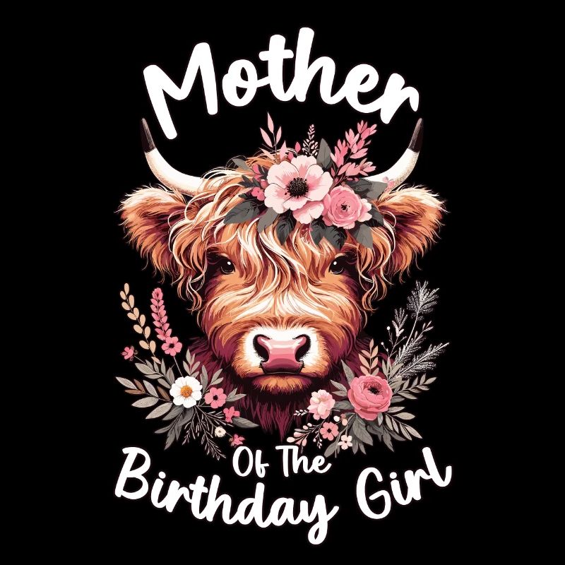 Mère de la fille d’anniversaire