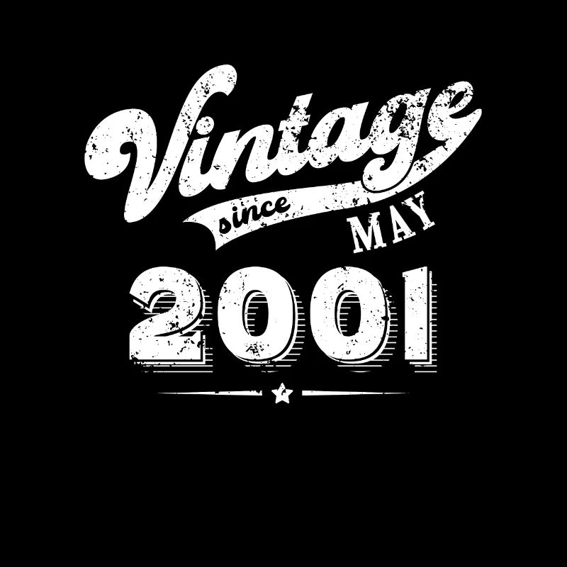 Vintage since May 2001 Geburtstag Geschenk