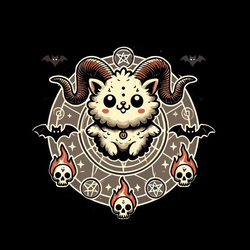 Kawaii Lucifer Cat Funny Cats Summoning