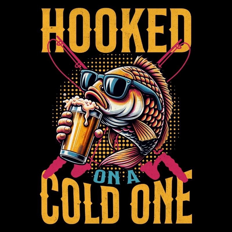 Hooked on a Cold One Fun Fishing