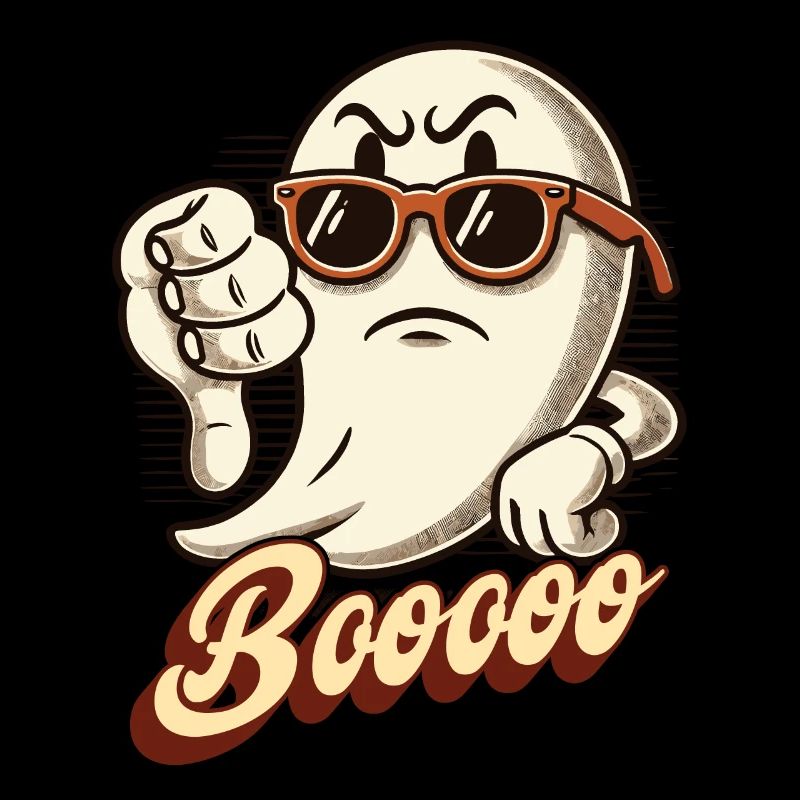 Booing Ghost Drôle Ghost Design