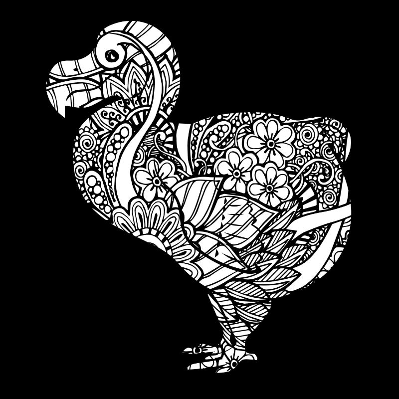 Dodo bird Dodo bird Floral Pattern