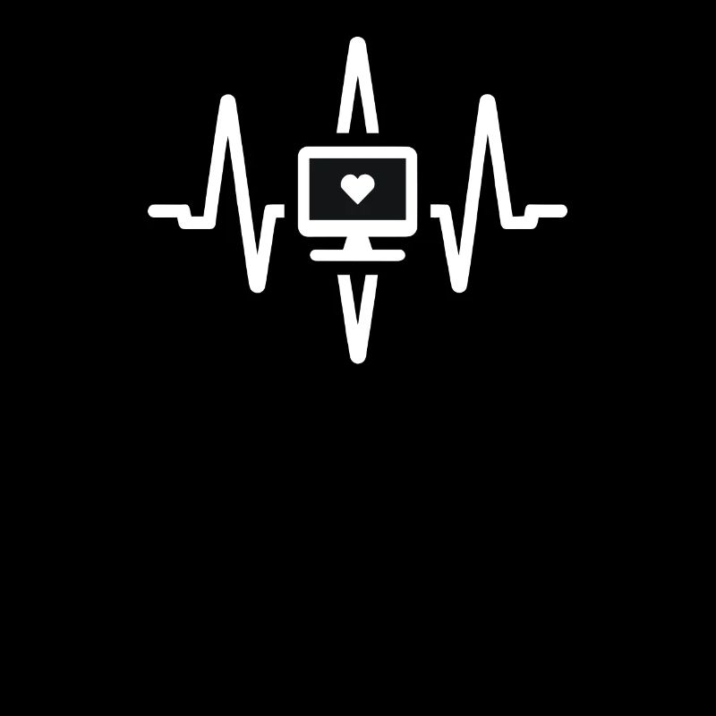 EKG Herzschlag Computer