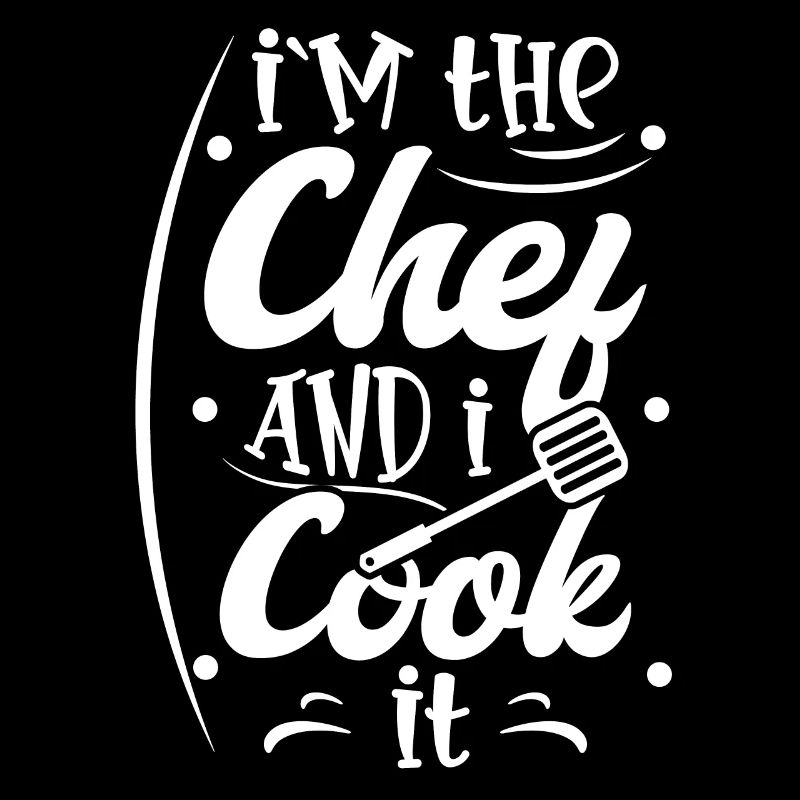 Ich bin der Koch und ich koche es lustig kochen
