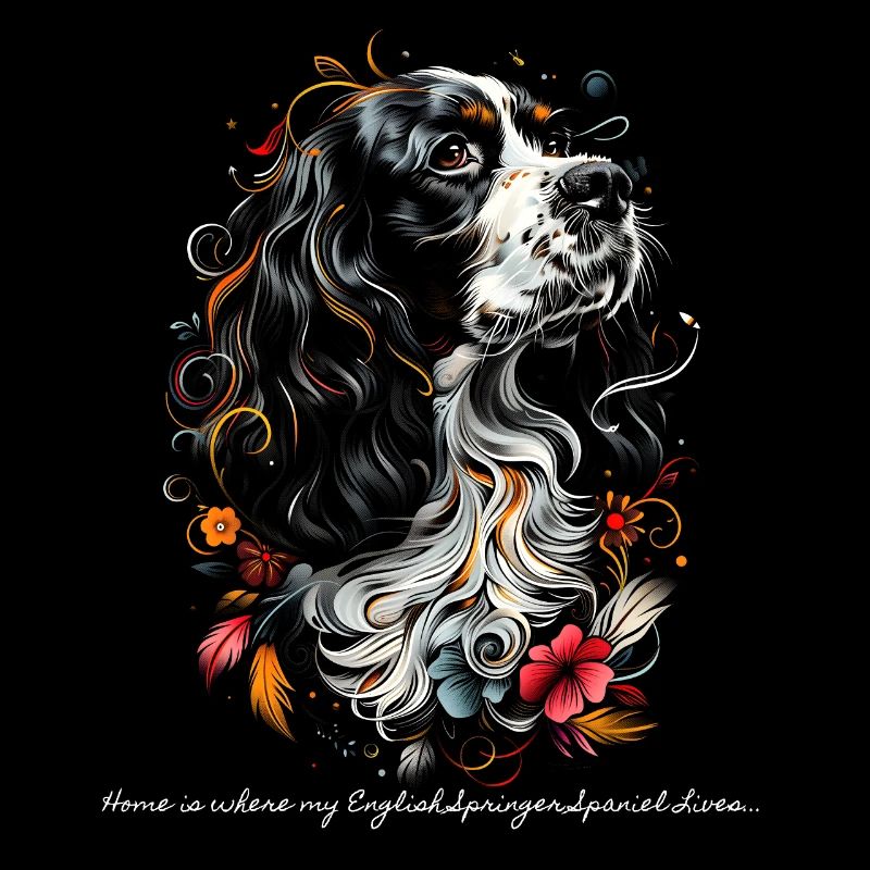 Zuhause ist, wo mein English Springer Spaniel lebt...