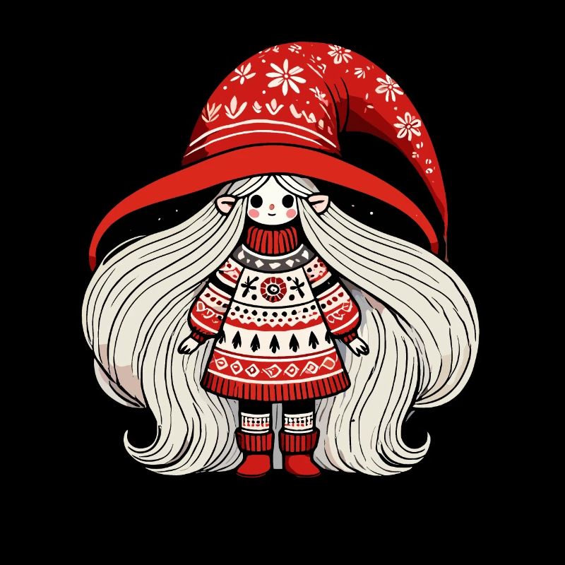 Gnomin de Noël dans le style scandinave