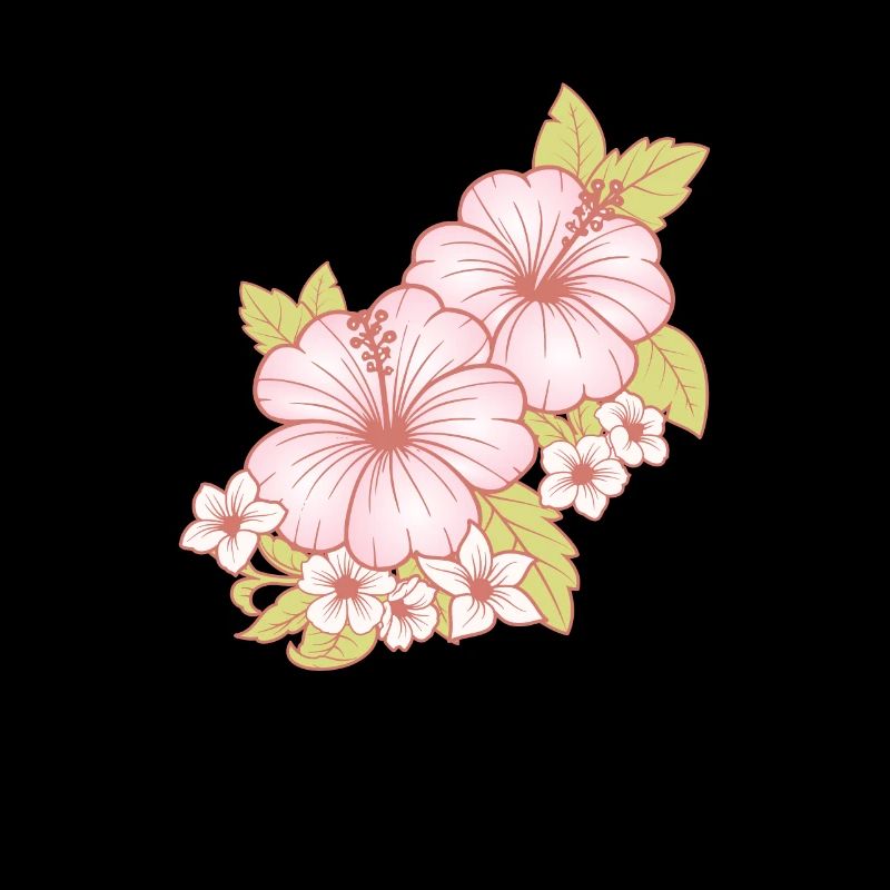 Hawaii Hawaiianisches Mädchen Hibiskusblüte