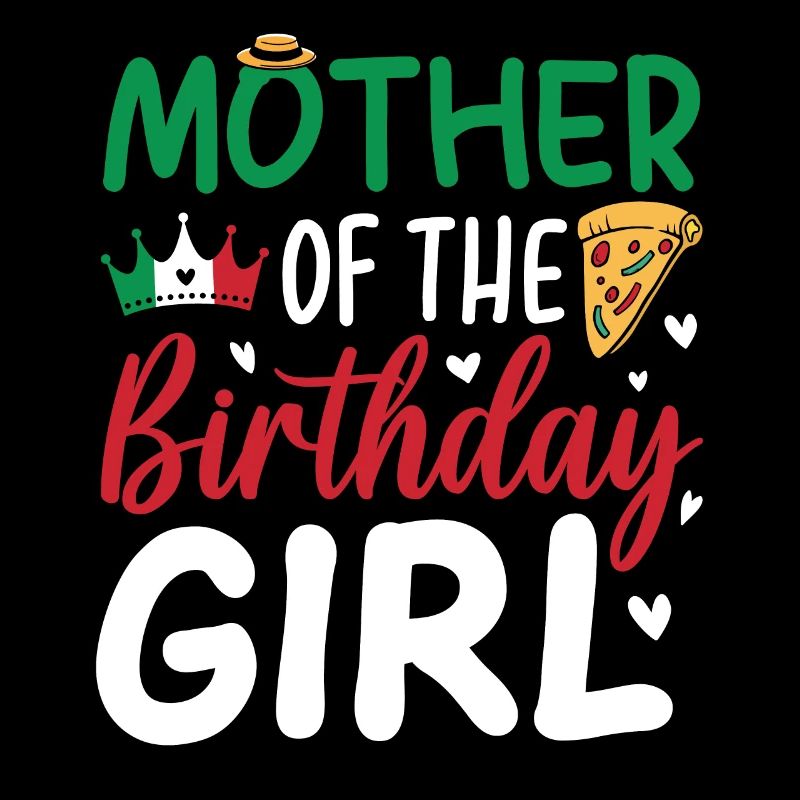 Mère de la fille d’anniversaire