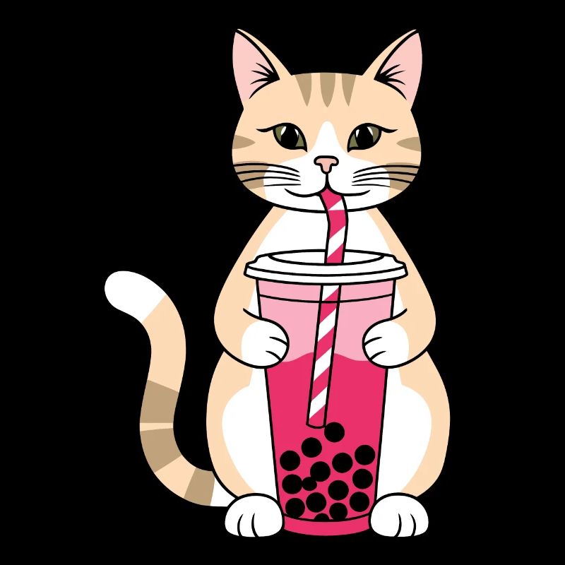 Thé à bulles pour chat