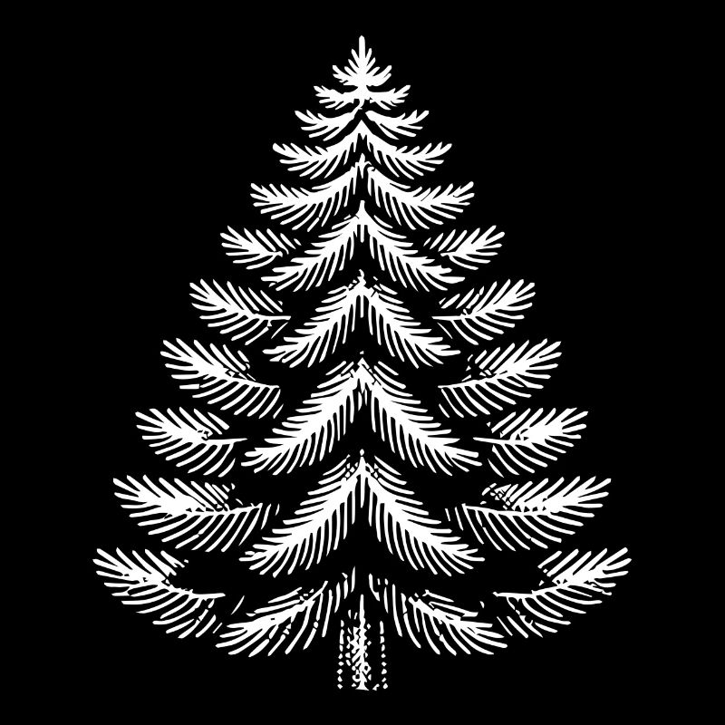 Magical Christmas tree for festive mood