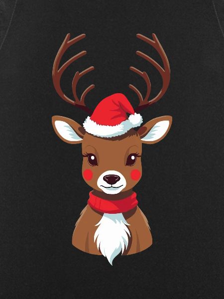 Christmas reindeer with cap