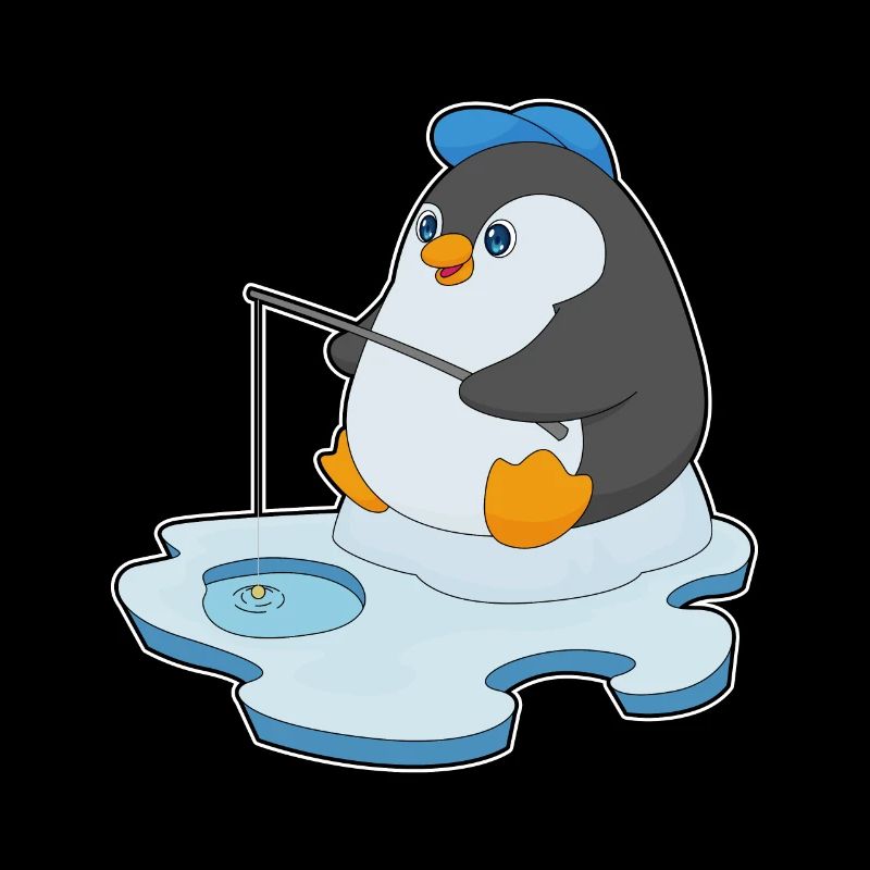 Pingouin Pêcheur Ange Pêche