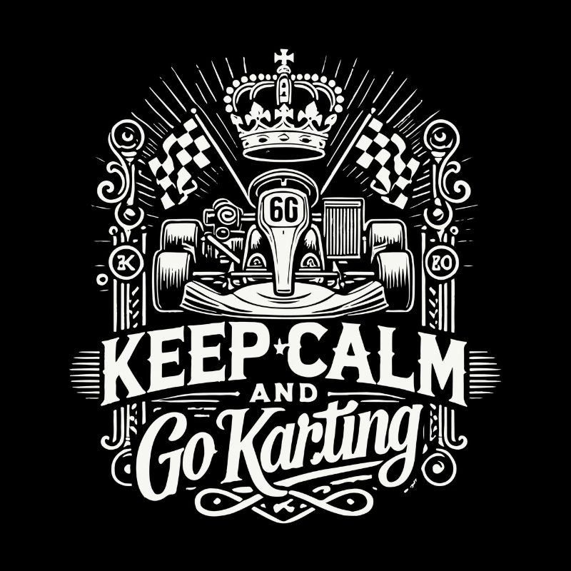 Keep Calm and Go-Kart Driving