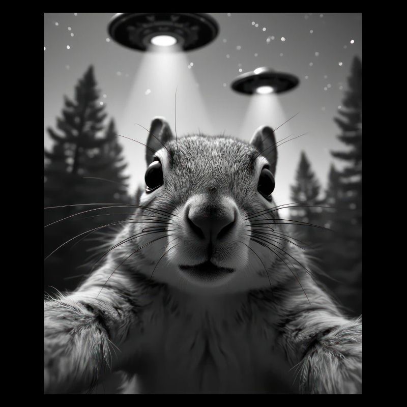 UFO Funny Squirrel