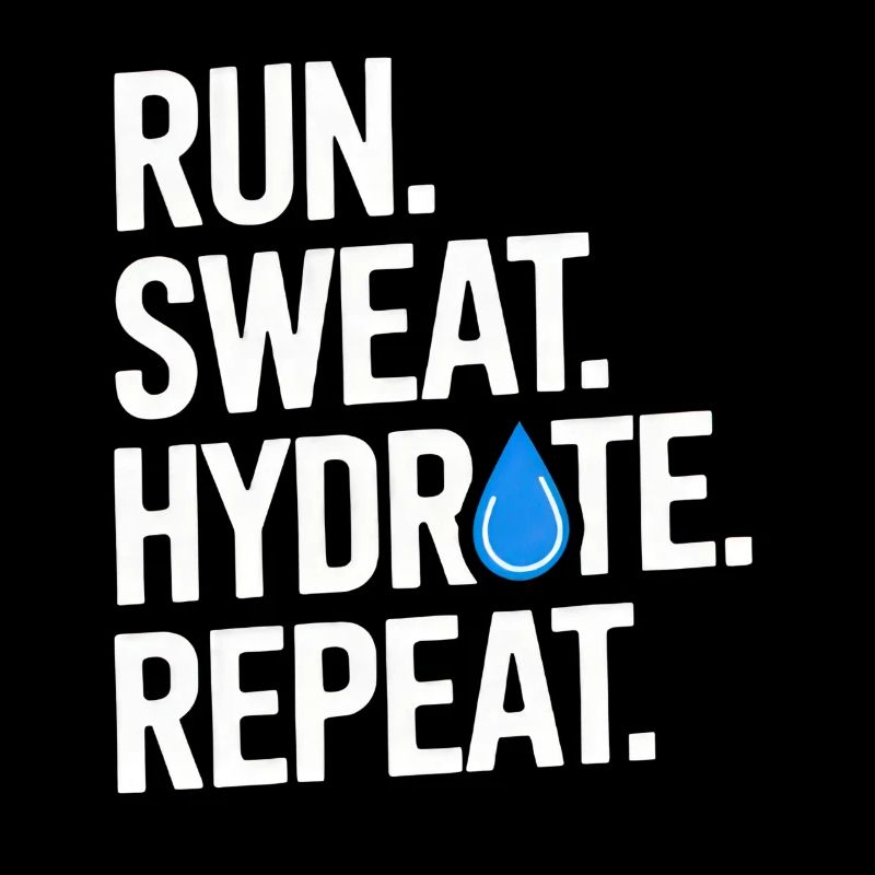 Courir, transpirer, hydrater, répéter,