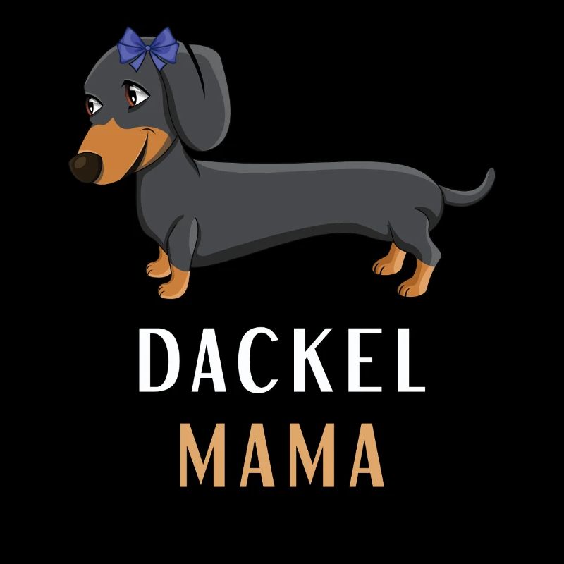 Maman teckel avec arc Dog Lover