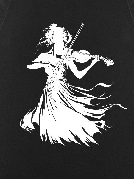 Violinist Drawing