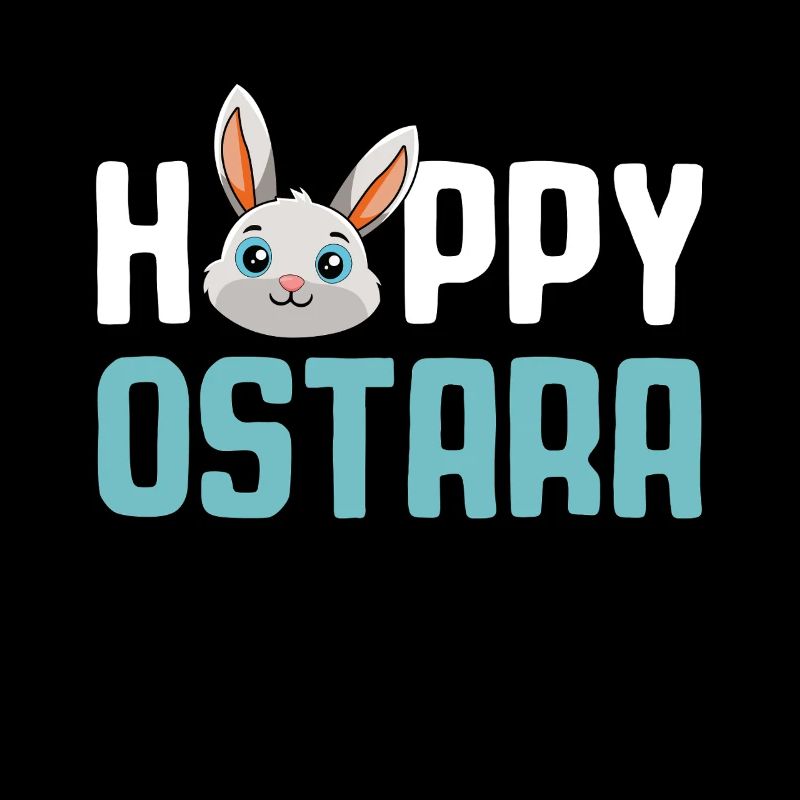 Motif de lapin Ostara joyeux
