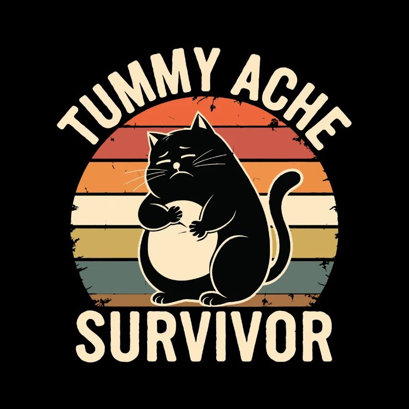 Maux de ventre : Survivor Cat Look rétro