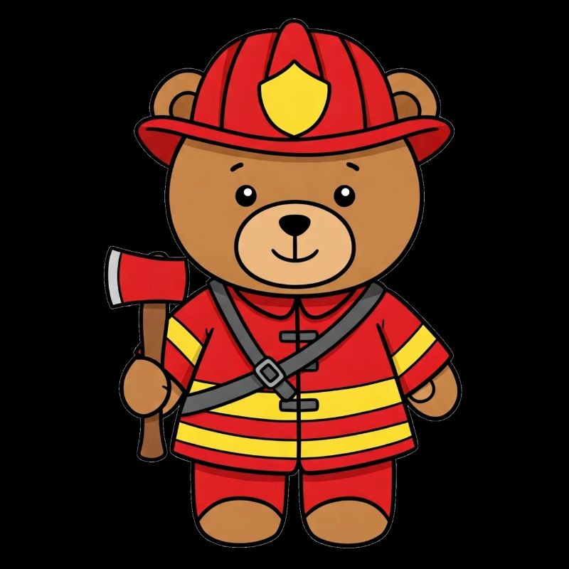 Teddy Bear Firefighter