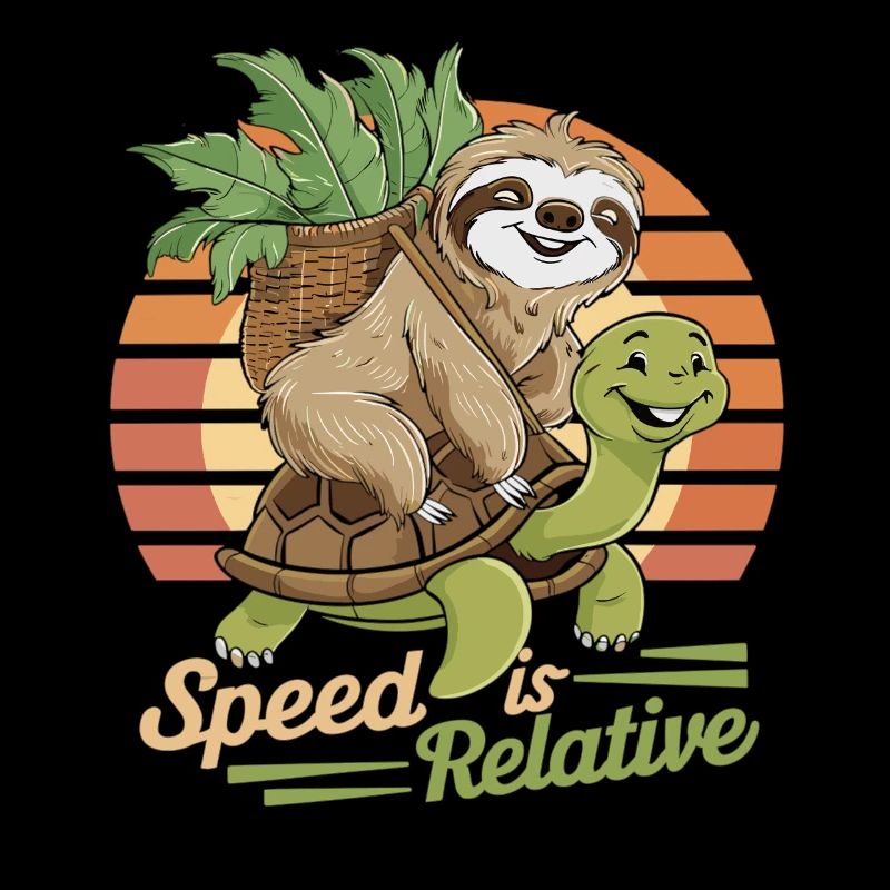 Sloth and Turtle – Speed is Relative