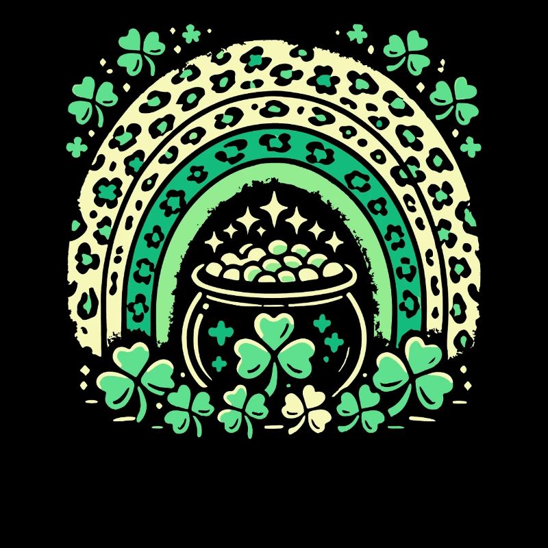 Regenbogen Kleeblatt St. Patrick's Day Zauber