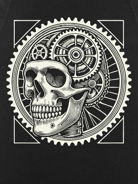 Bicycle Lovers Skull Gears