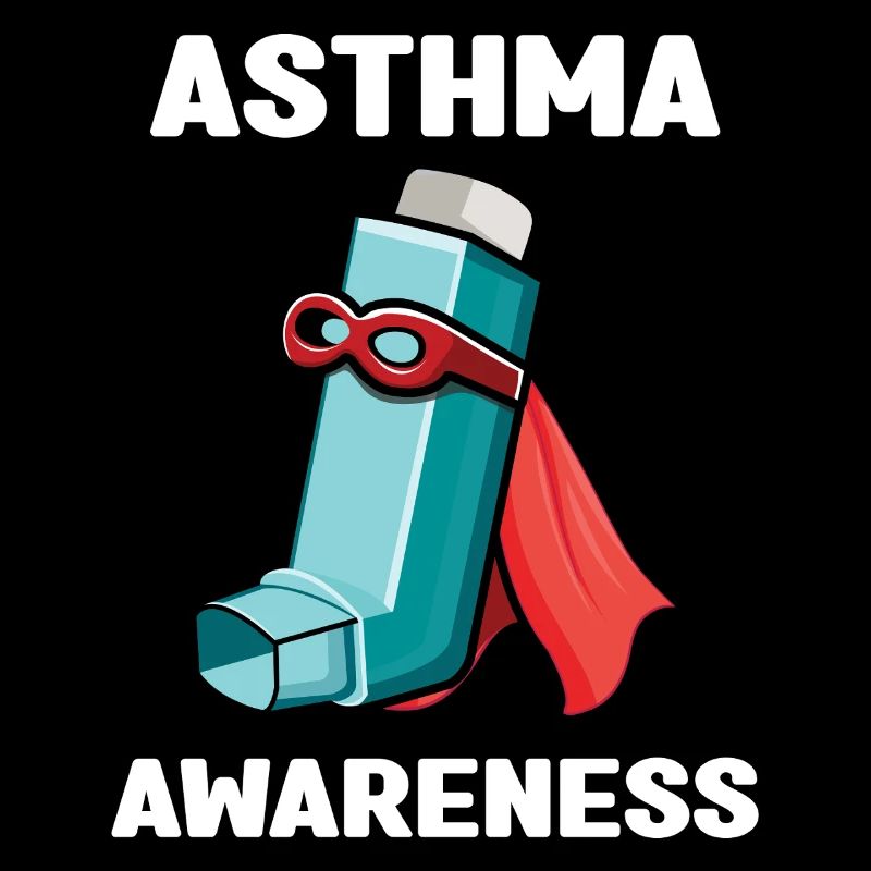 Asthma Awareness Superhero Inhaler Design