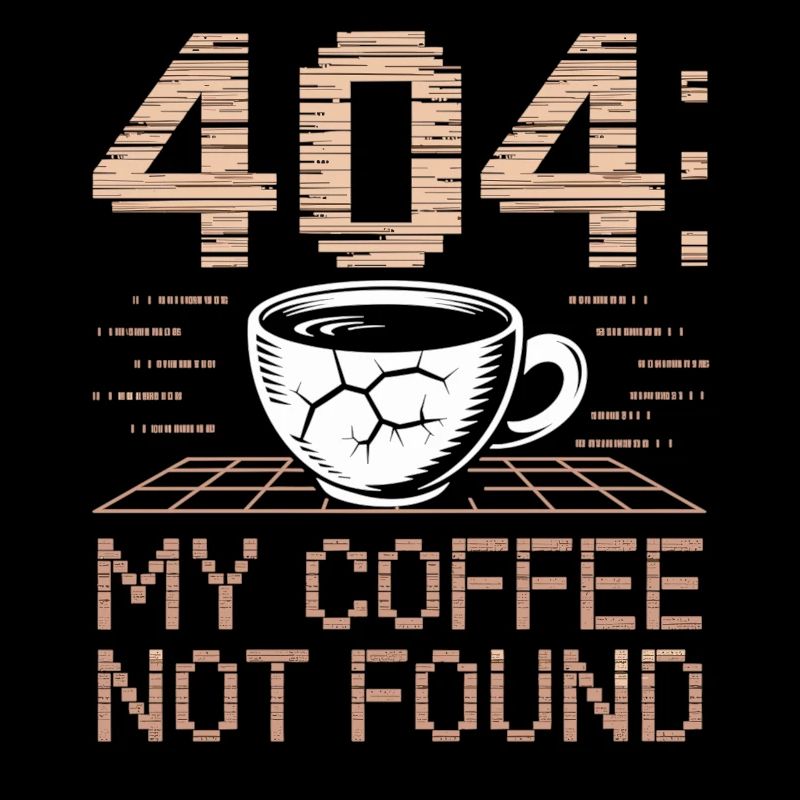 Kaffee Shirt 404 Fehlercode