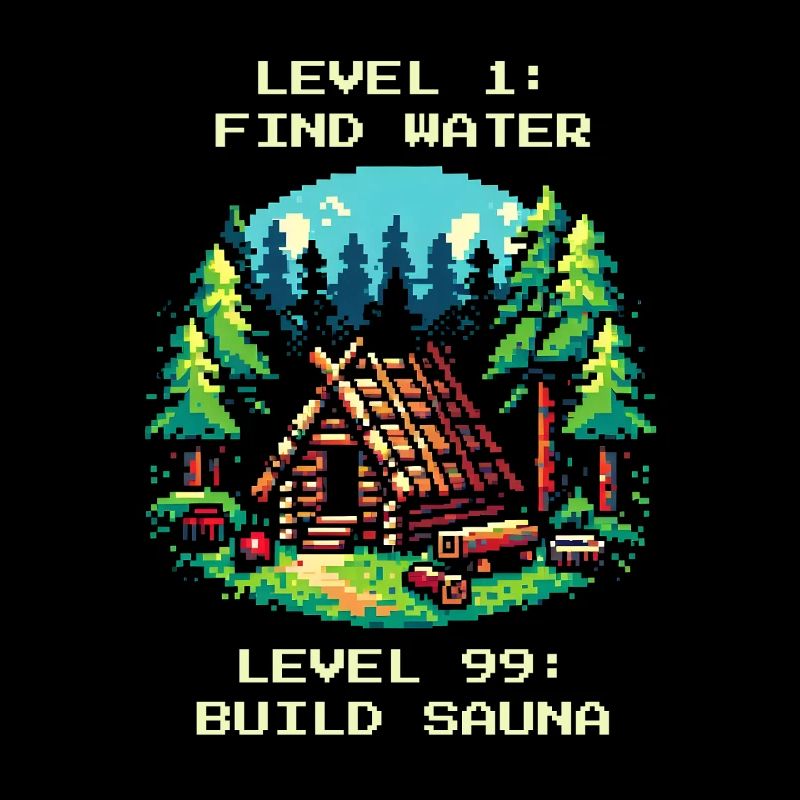Level 1: Find water. Level 99: Build a sauna.