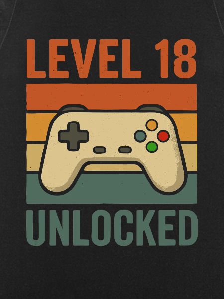 Gamer Birthday Retro Design