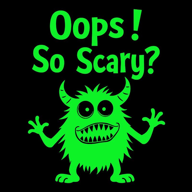 Oops! So Scary? Lustiges Monster