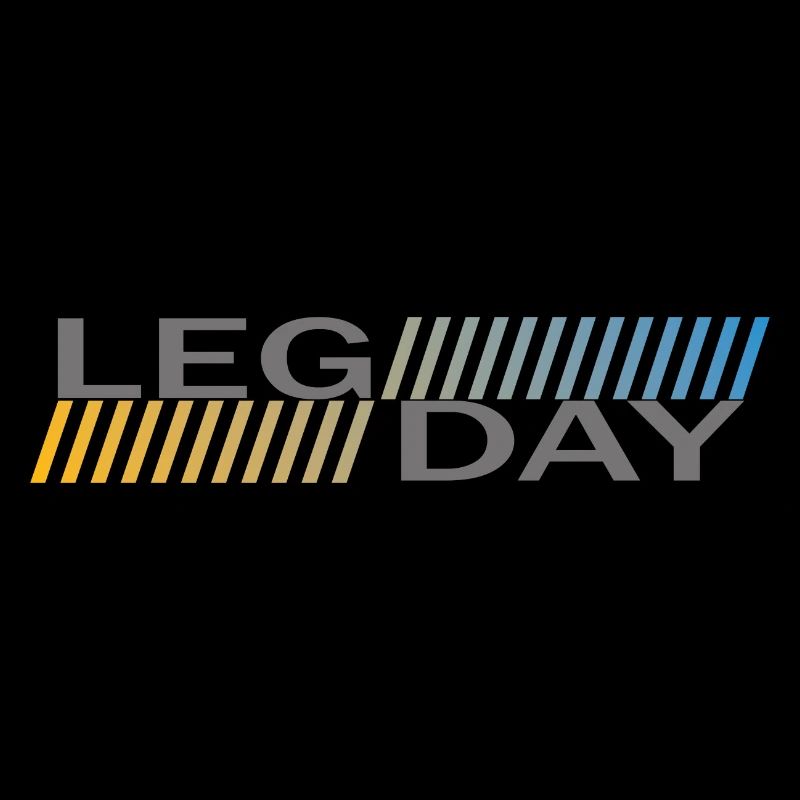 Leg Day Fitness Training Workout Routine