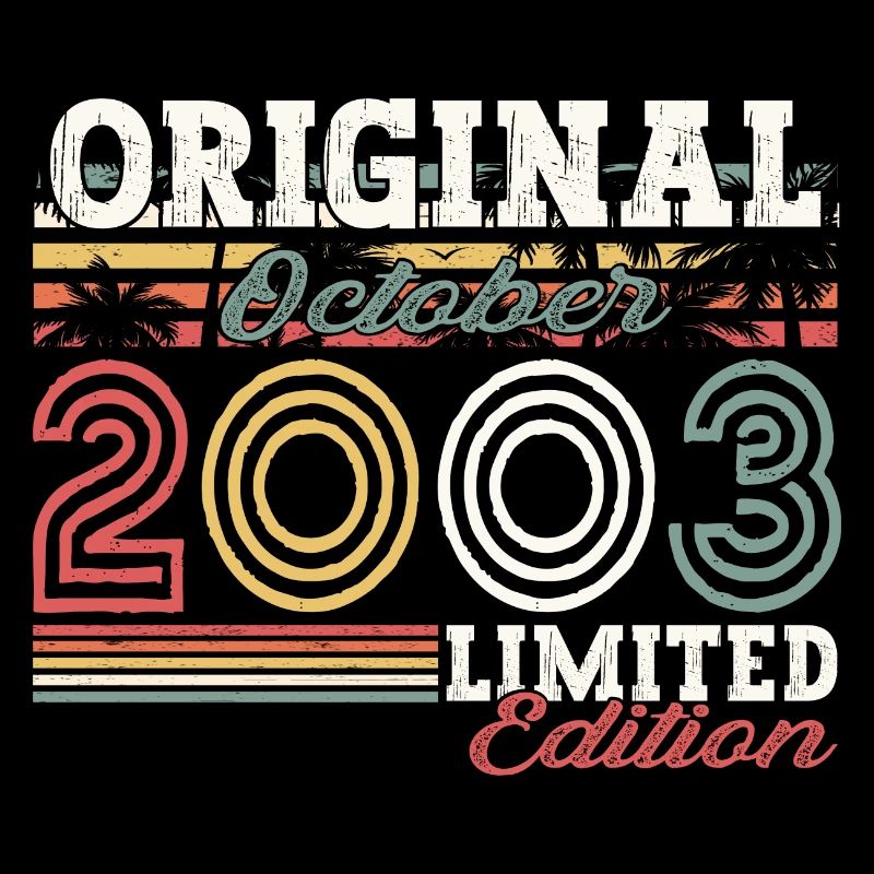 Original Octobre 2003 19th Birthday Gift Cool