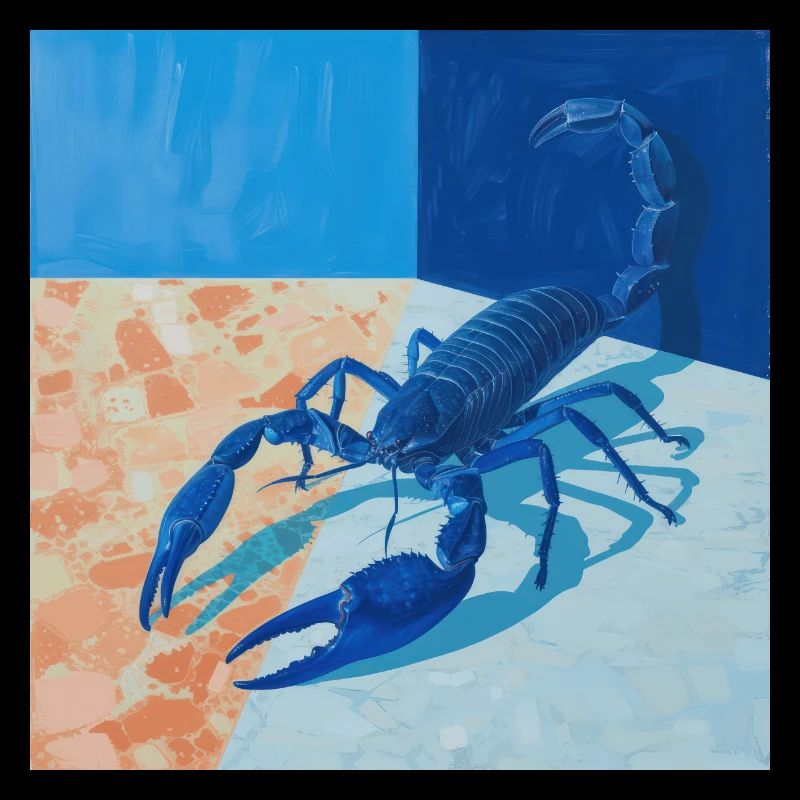 scorpion, bunt, tier, geschenk, geschenkidee