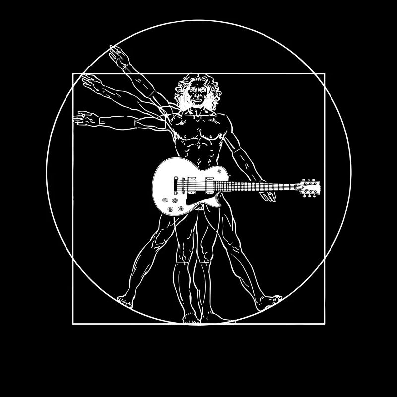 E Gitarre Da Vinci Gitarrengott Geschenk