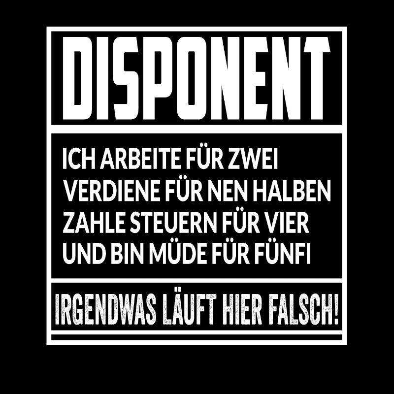 Disponent Beruf Arbeit Geschenk