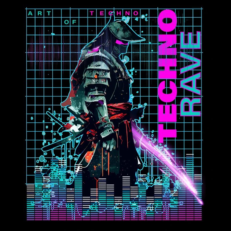 Techno Rave Electro Samurai Tokyo Japan