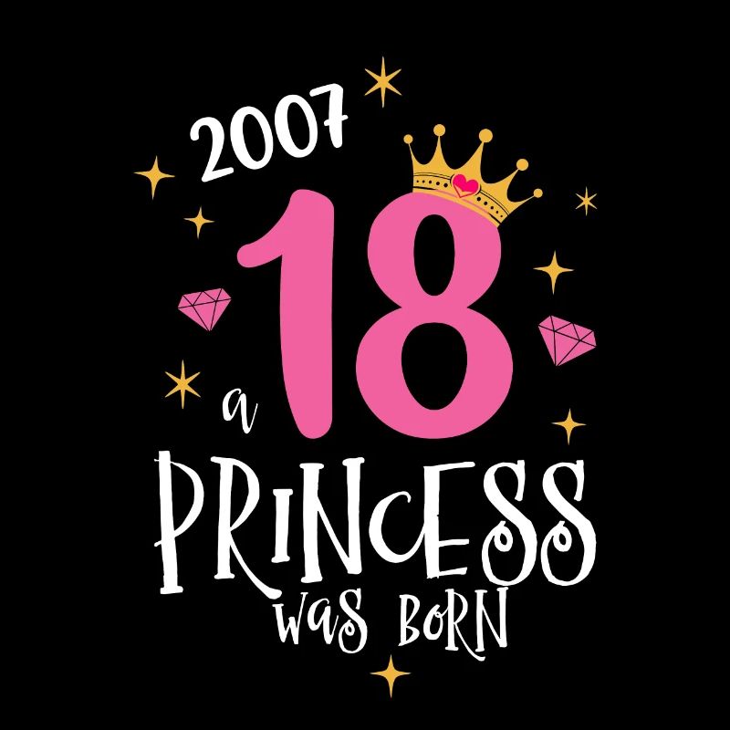 18th Birthday A Princess Born 2007