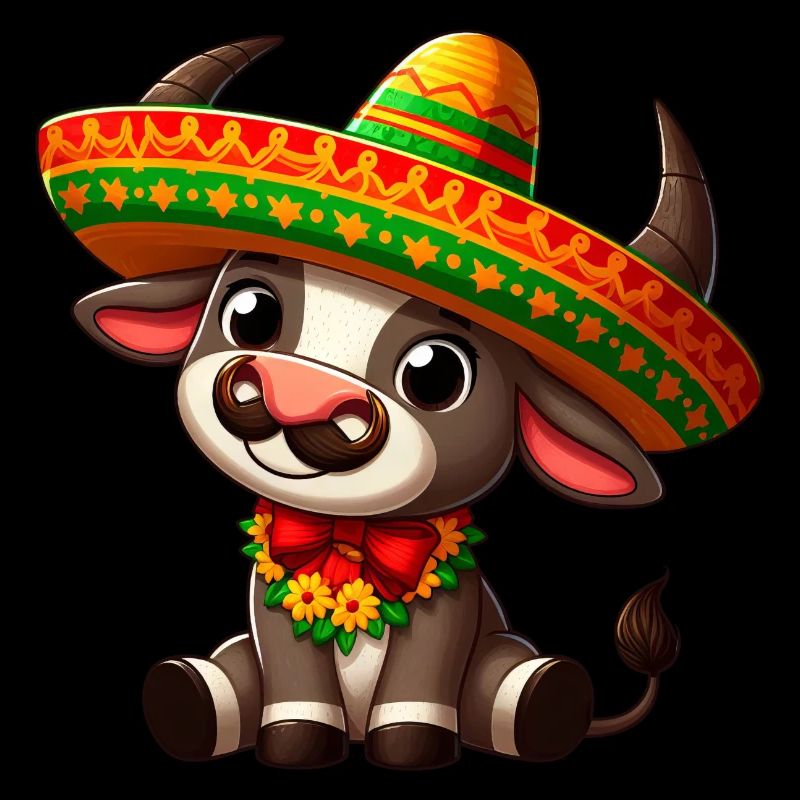 Cinco de Mayo Stier Kuh Mexiko Fest