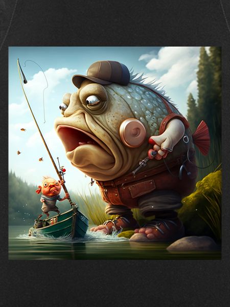 Angler Caricature