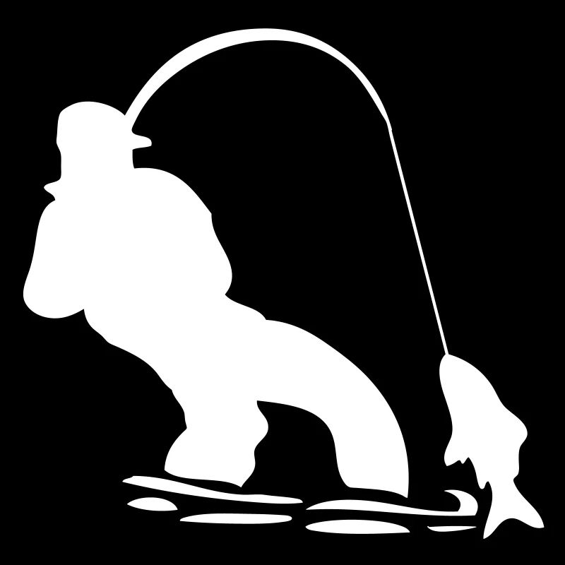 Pêcheur pêche poisson
