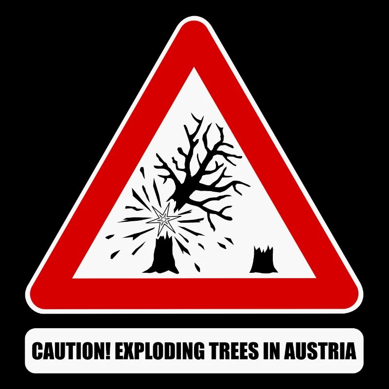exploding trees,  exploding trees Austria