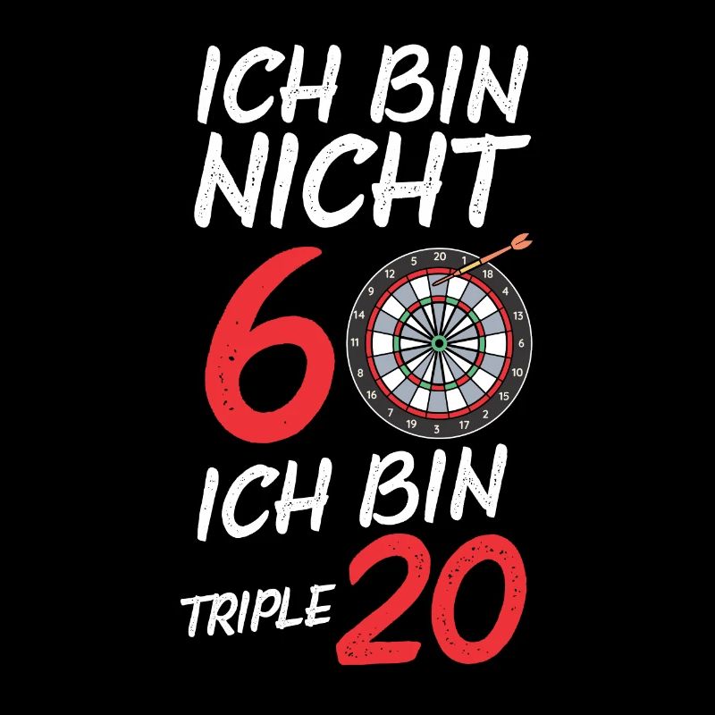 60 Jahre Dart Dartscheibe Geschenk Geburtstag