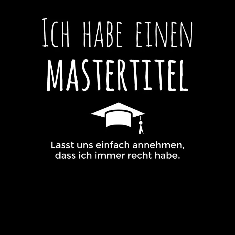 Funny saying about the master's title Cool gift